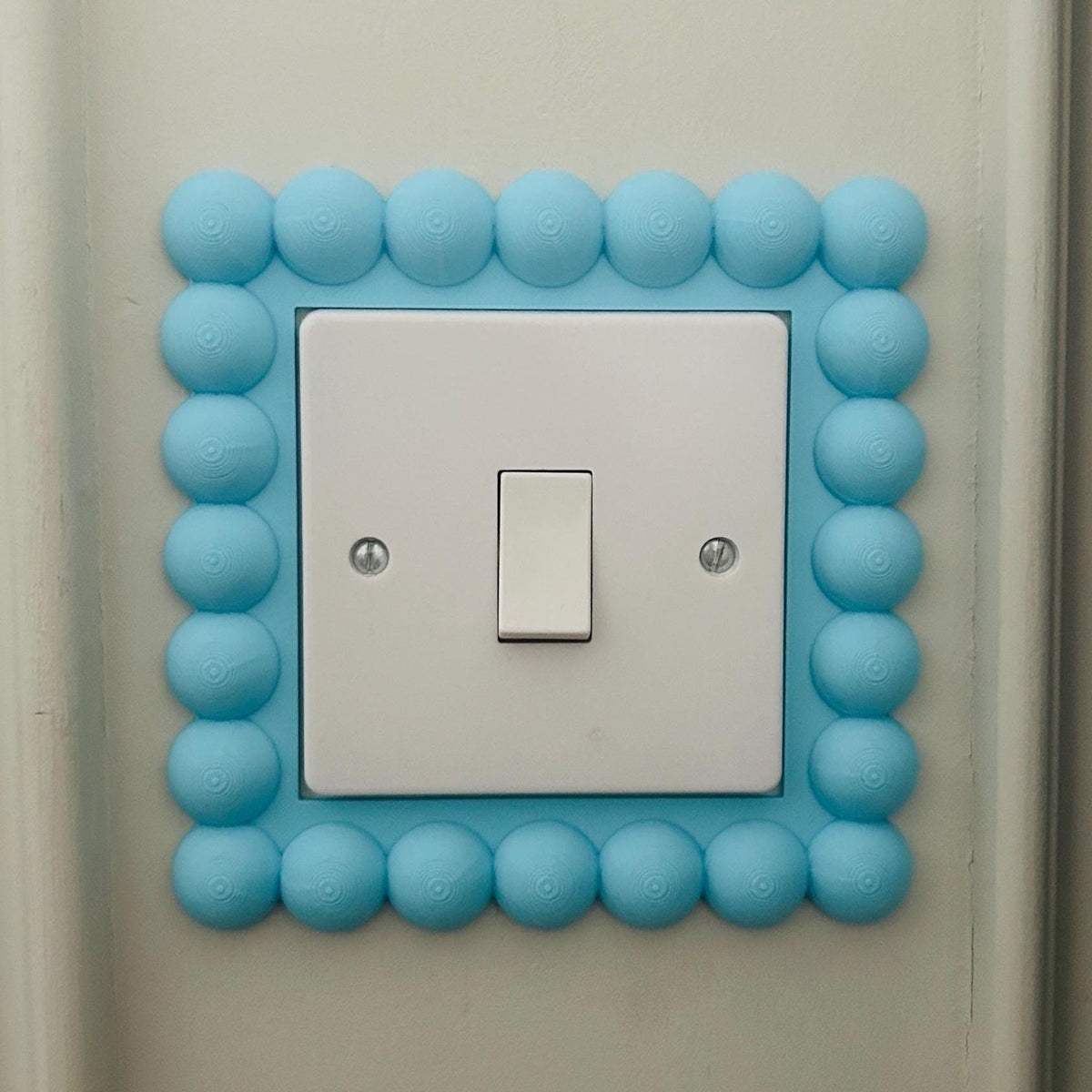 Bubble / bobbin UK Light Switch & Double Socket Surround