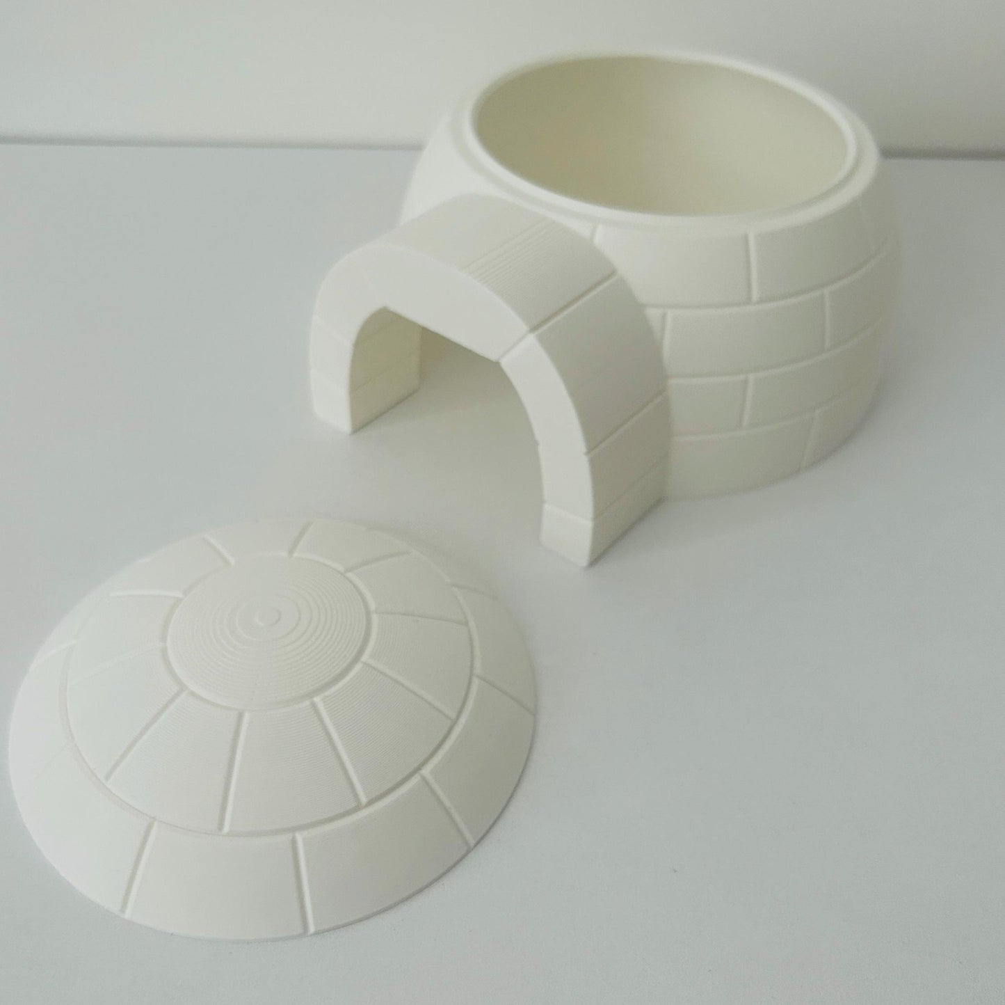 Igloo Playhouse, 2 piece - Montessori  winter scene play
