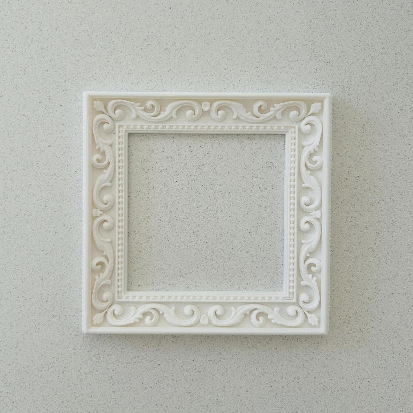 3D White Ornate detailed light switch surround - DIY room wall decor, New Home Gift