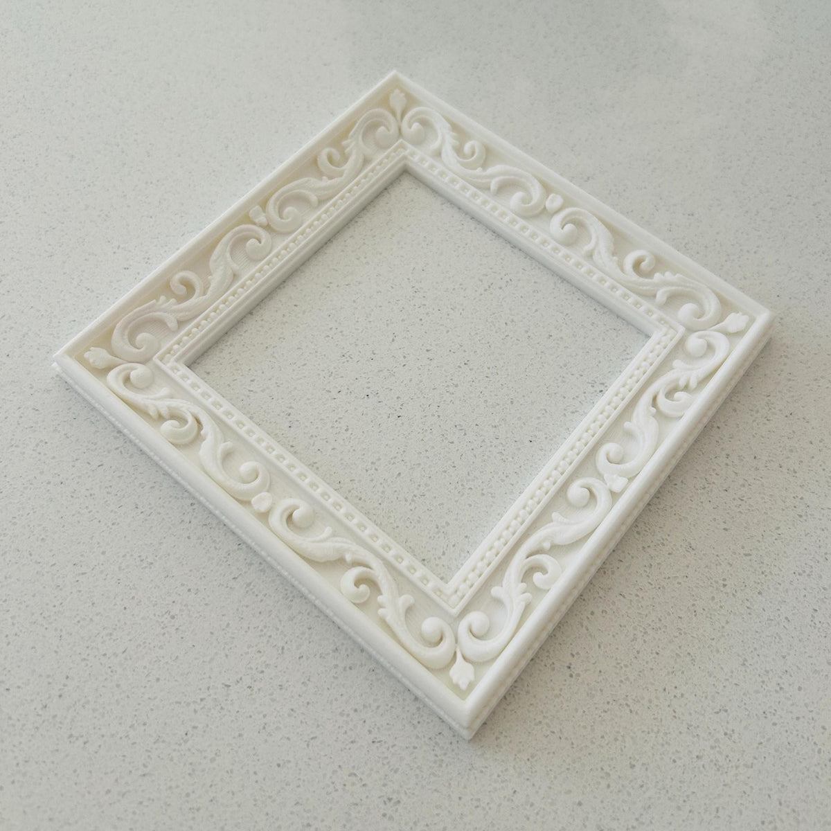 3D White Ornate detailed light switch surround - DIY room wall decor, New Home Gift