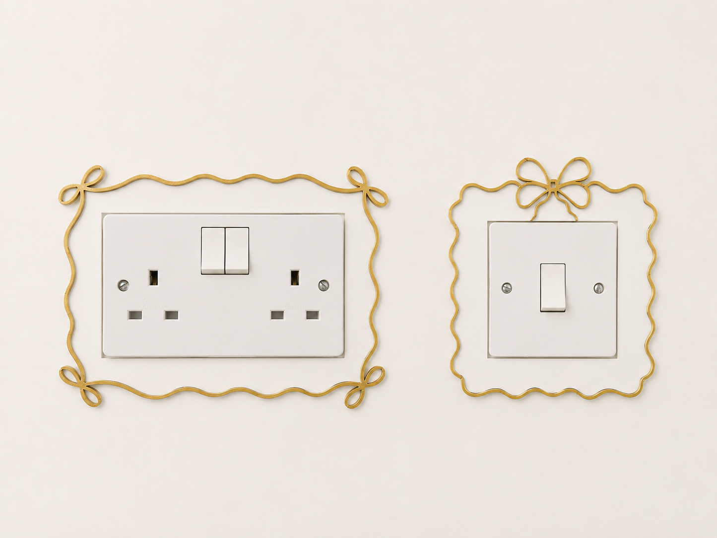 Bow Swirl Light Switch & Socket Surround
