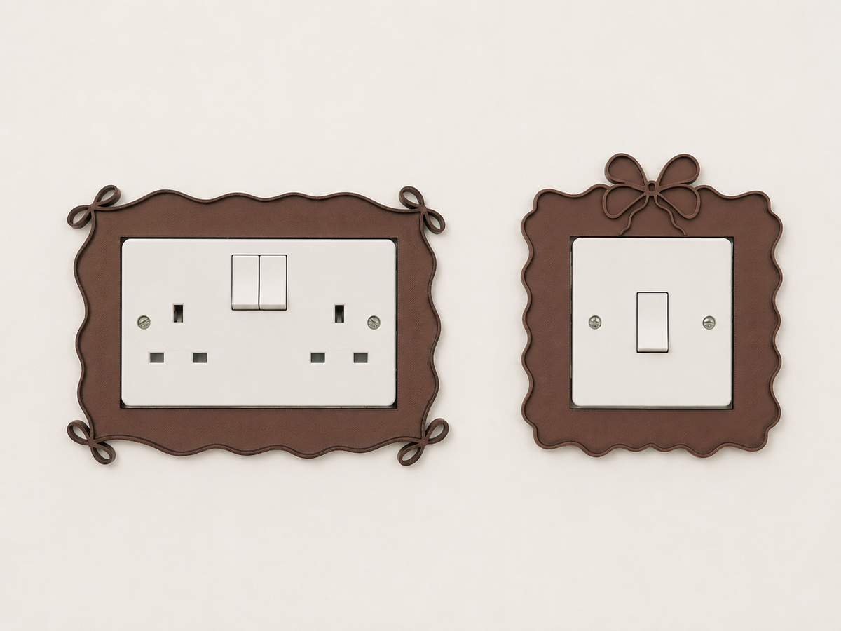 Bow Swirl Light Switch & Socket Surround