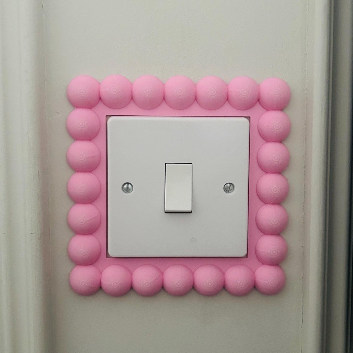 Bubble / bobbin UK Light Switch & Double Socket Surround