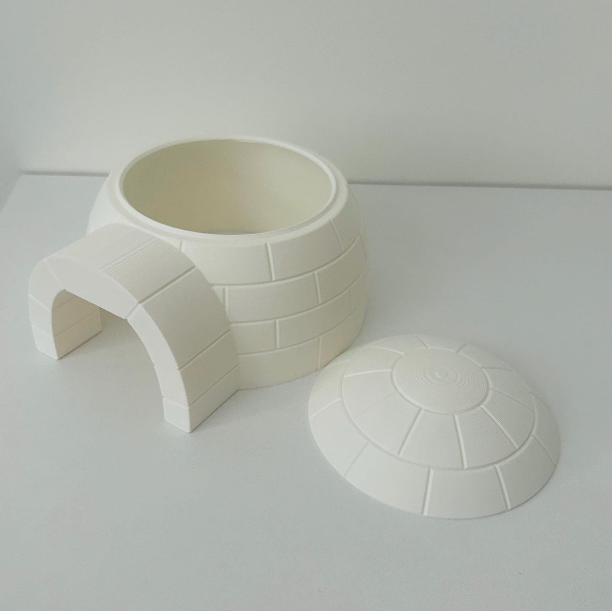 Igloo Playhouse, 2 piece - Montessori  winter scene play