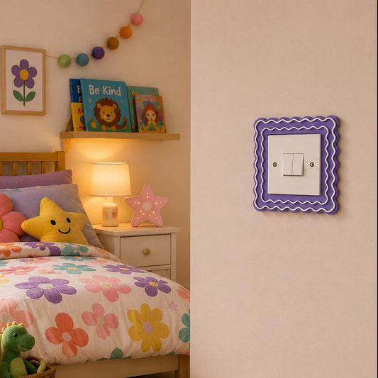 The Beach Wave, wavy Light Switch Cover / surround