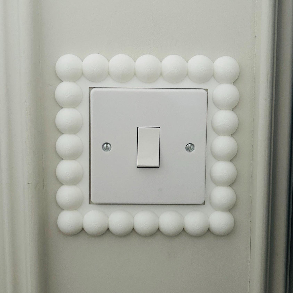 Bubble / bobbin UK Light Switch & Double Socket Surround