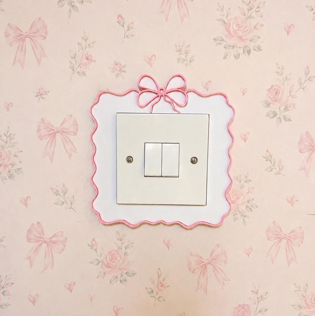 Bow Swirl Light Switch & Socket Surround