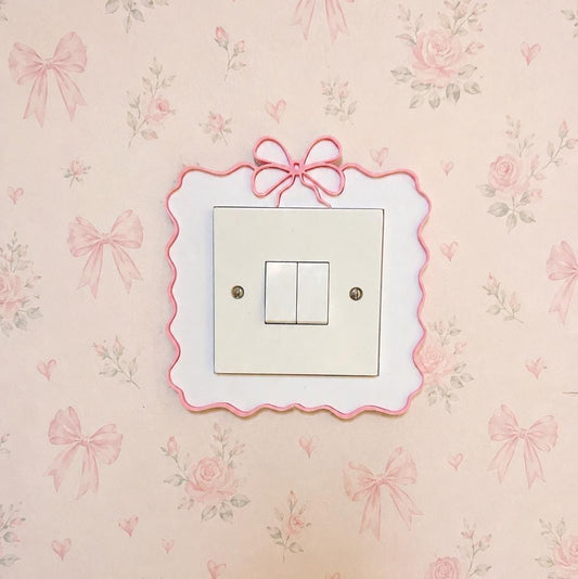 Bow Swirl Light Switch & Socket Surround