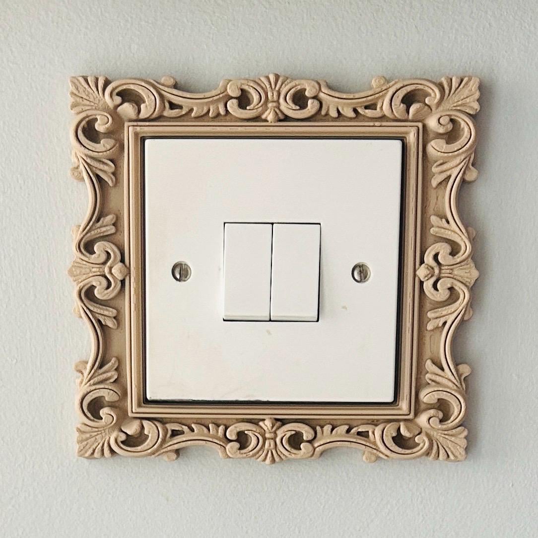 Ornate Victorian Style Light Switch Surround